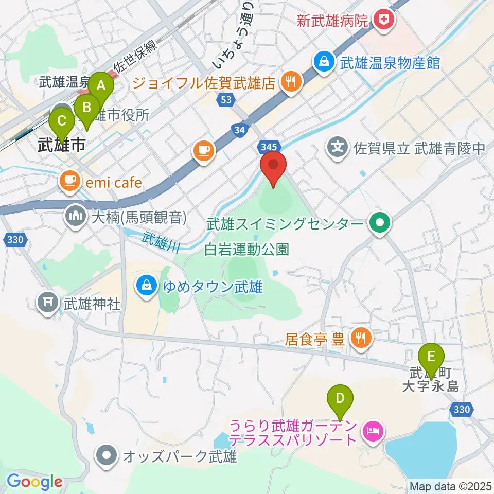 ケーブルワン・スポーツパーク周辺のホテル一覧地図