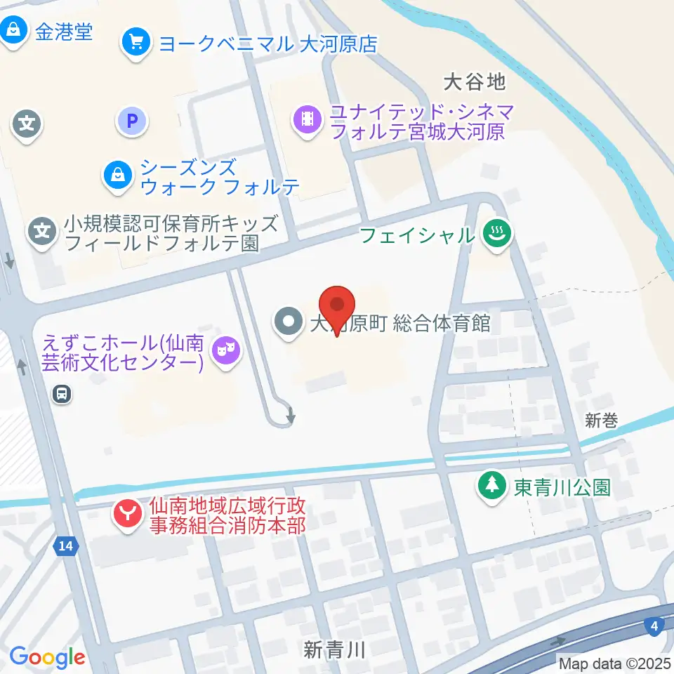 ヒルズはねっこアリーナ周辺のホテル一覧地図
