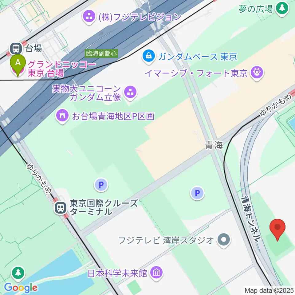 青海中央ふ頭公園 少年野球場周辺のホテル一覧地図