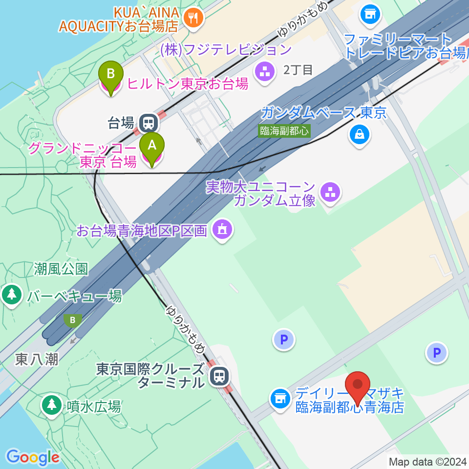 東京国際交流館プラザ平成周辺のホテル一覧地図