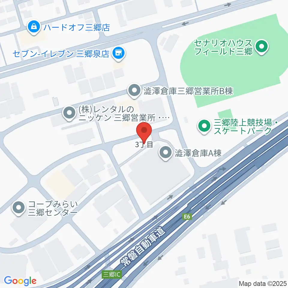 セナリオハウスフィールド三郷周辺のホテル一覧地図