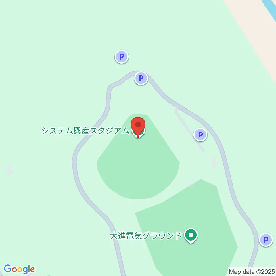 システム興産スタジアム周辺のホテル一覧地図