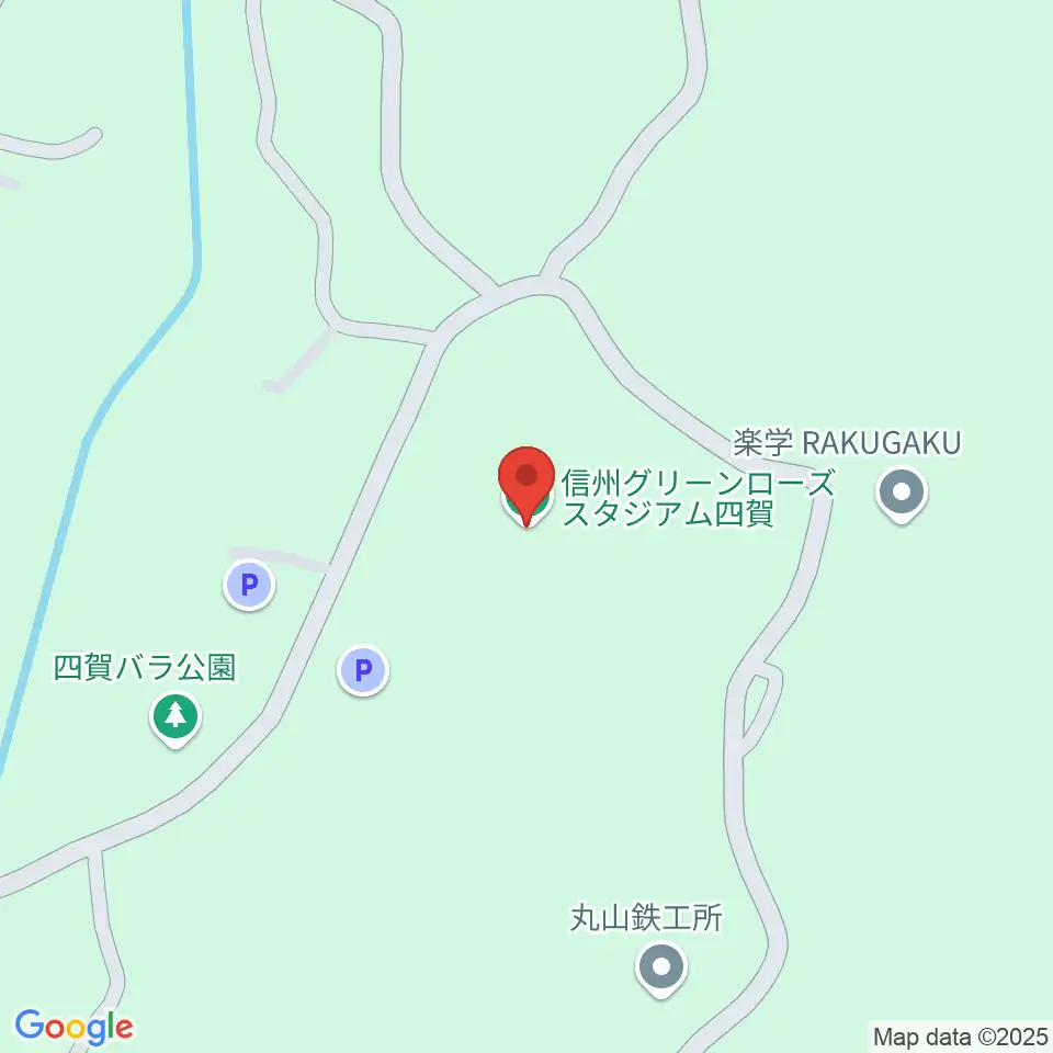 信州グリーンローズスタジアム四賀周辺のホテル一覧地図