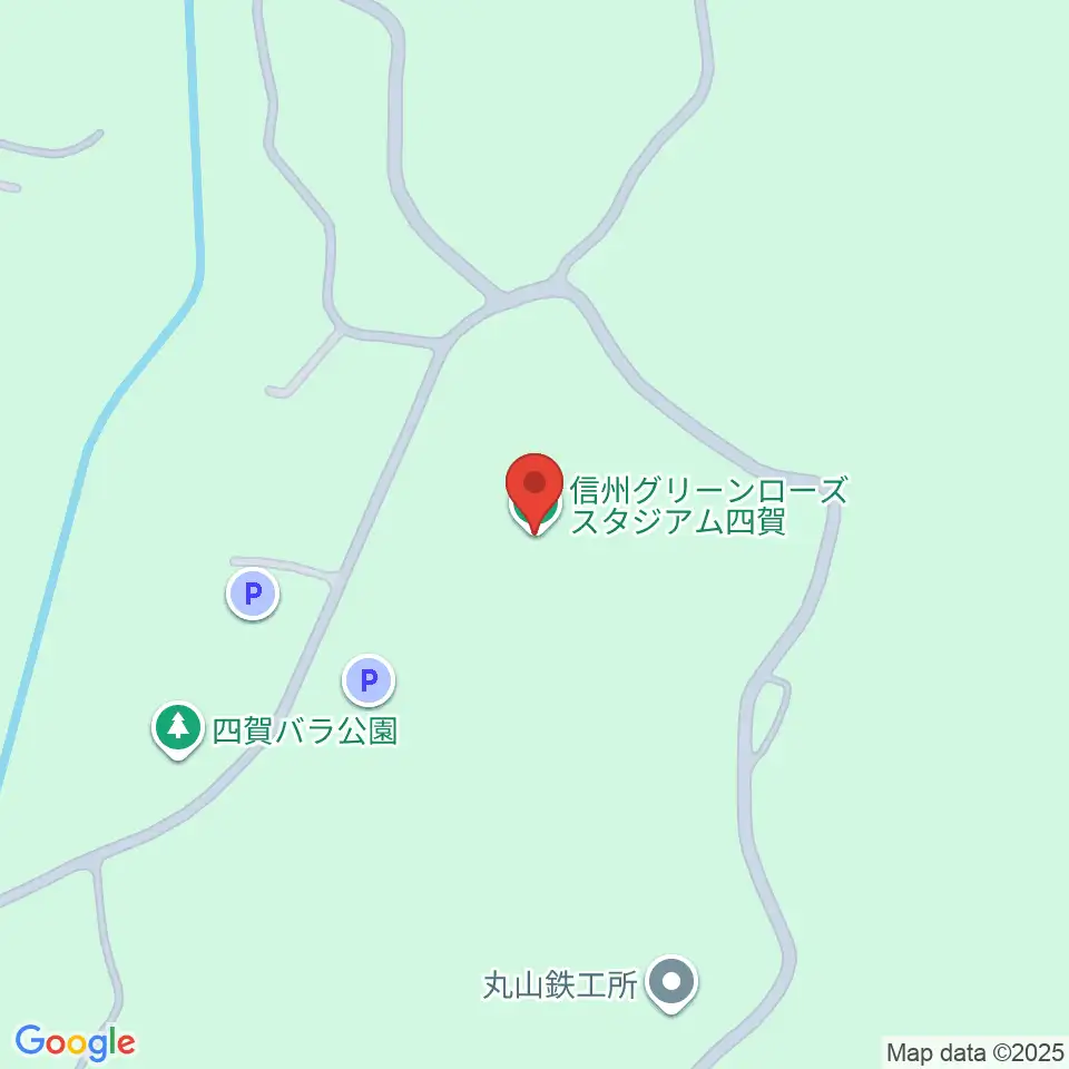 信州グリーンローズスタジアム四賀周辺のホテル一覧地図