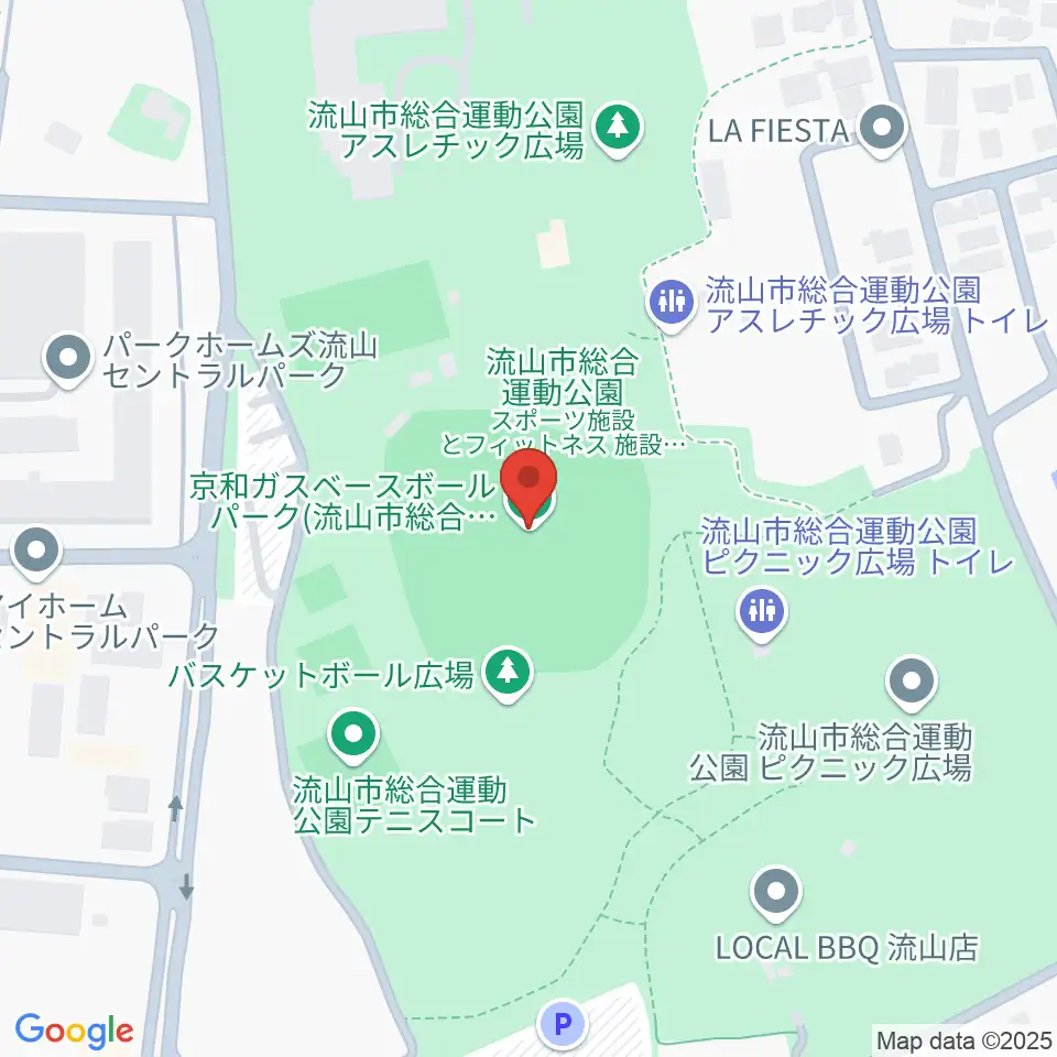 京和ガスベースボールパーク周辺のホテル一覧地図