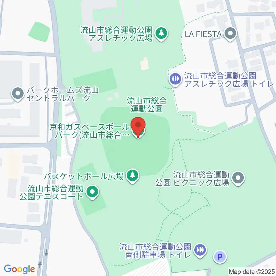 京和ガスベースボールパーク周辺のホテル一覧地図