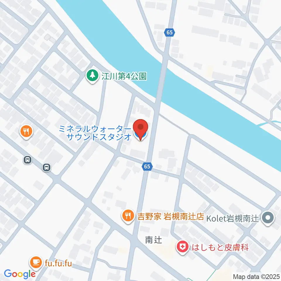 ミネラルウォーターサウンドスタジオ周辺のホテル一覧地図