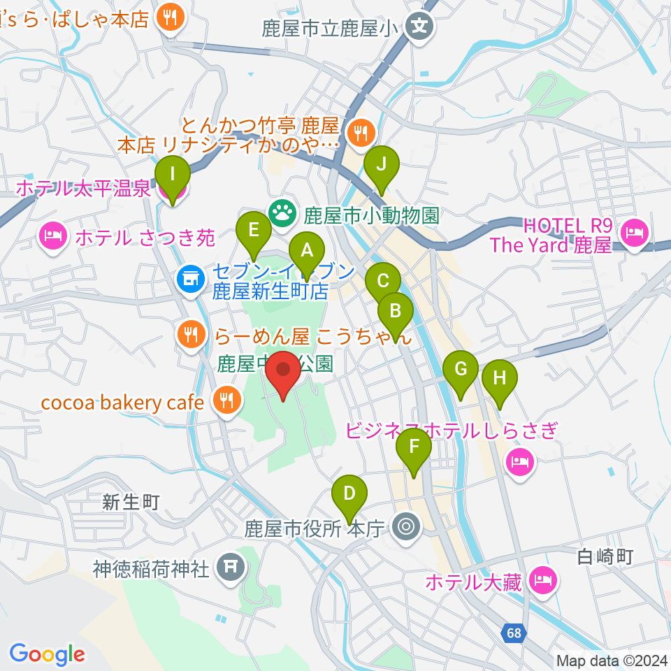 クレバリーホームアリーナ周辺のホテル一覧地図