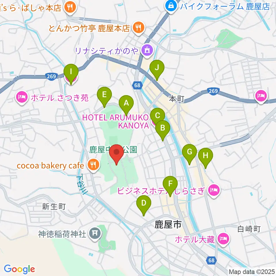 クレバリーホームアリーナ周辺のホテル一覧地図