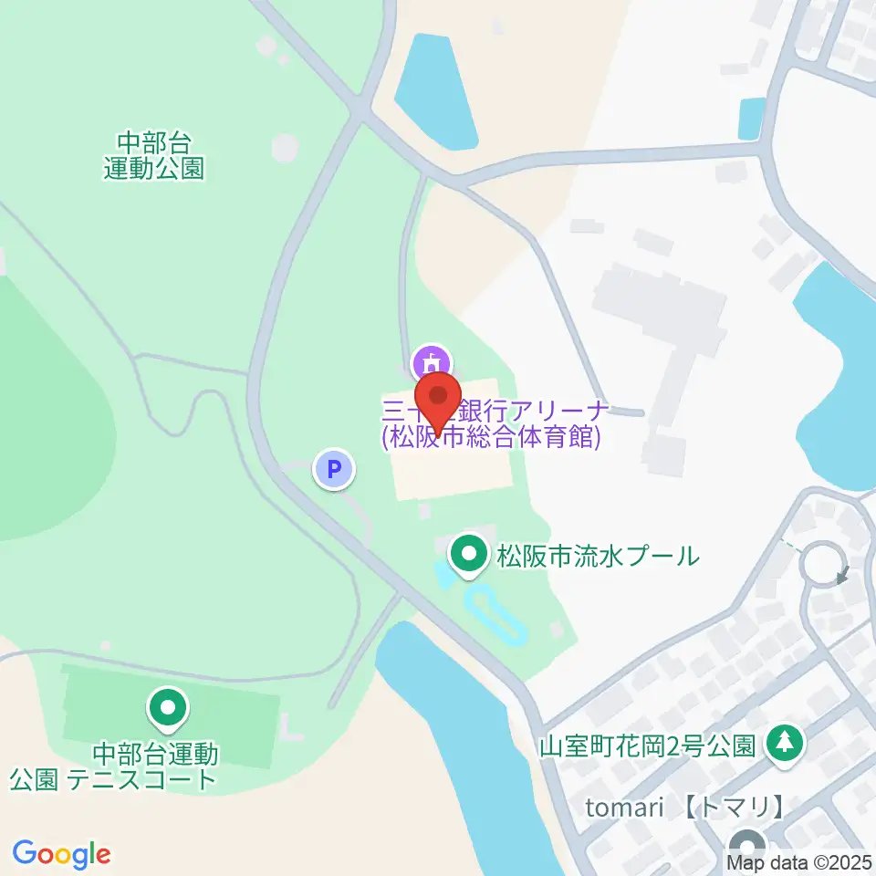 三十三銀行アリーナ周辺のホテル一覧地図