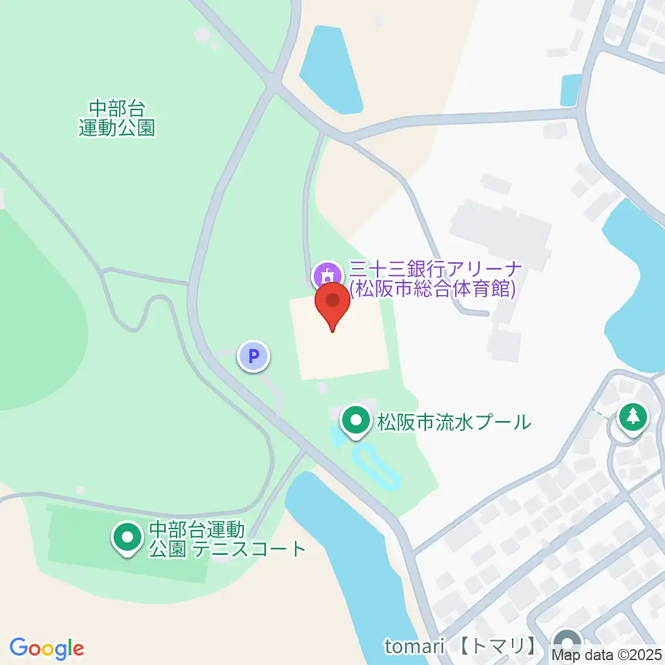 三十三銀行アリーナ周辺のホテル一覧地図
