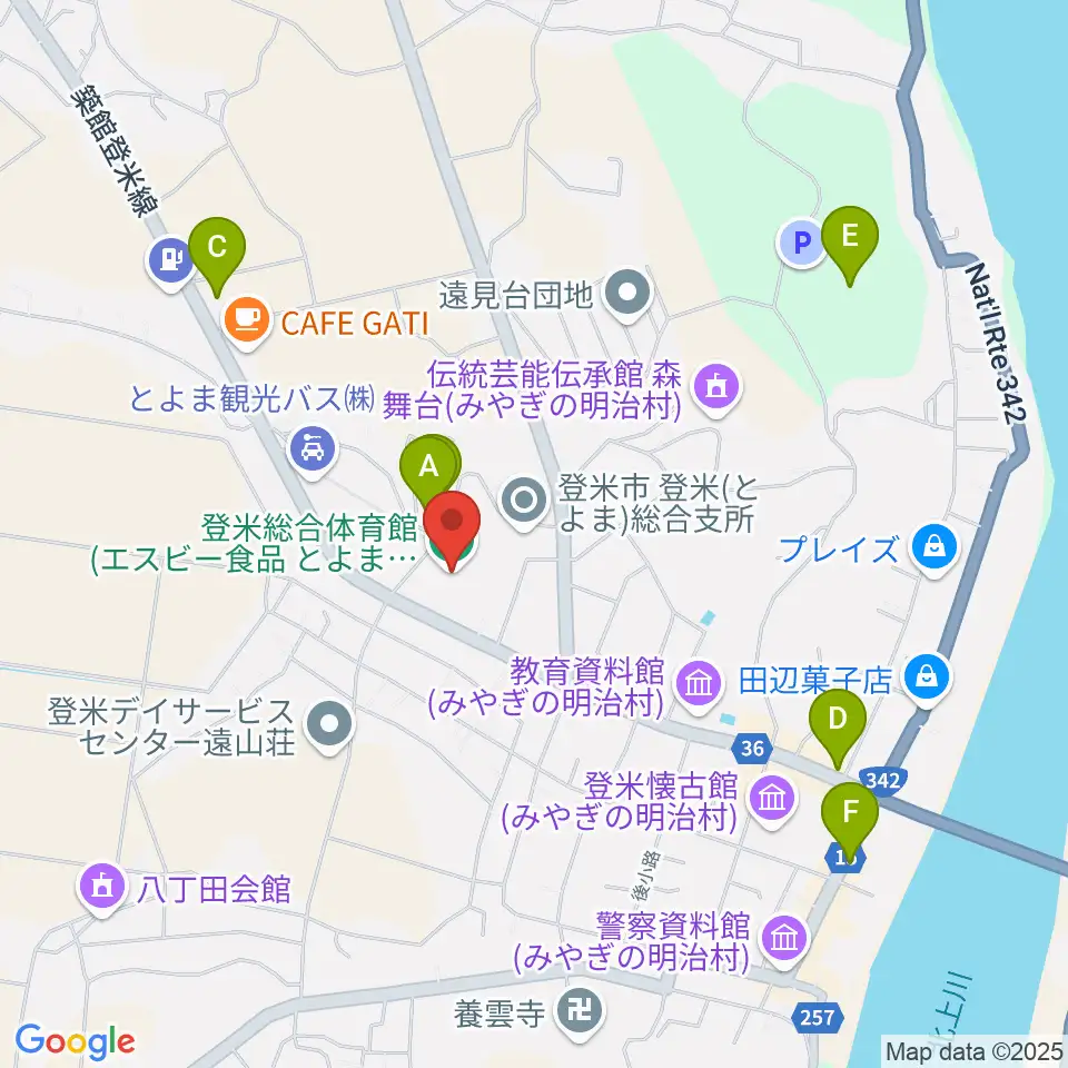 エスビー食品とよま蔵ジアム周辺のホテル一覧地図