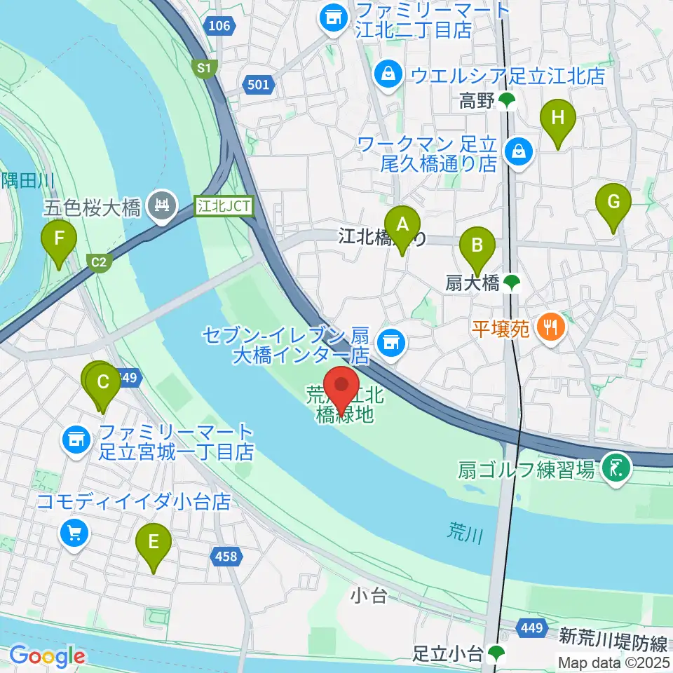 扇野球場周辺のホテル一覧地図