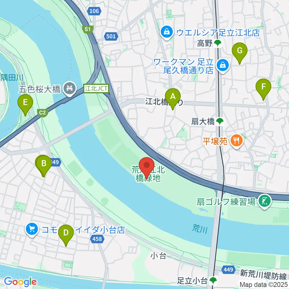 扇野球場周辺のホテル一覧地図