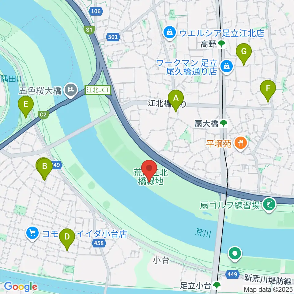 扇野球場周辺のホテル一覧地図