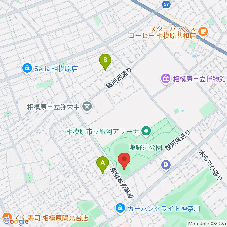 ウイッツひばり球場周辺のホテル一覧地図