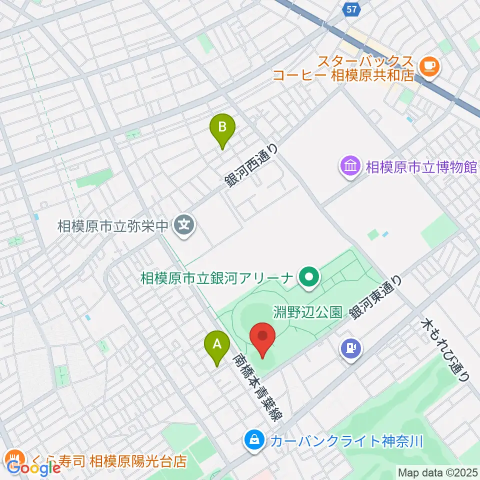 ウイッツひばり球場周辺のホテル一覧地図