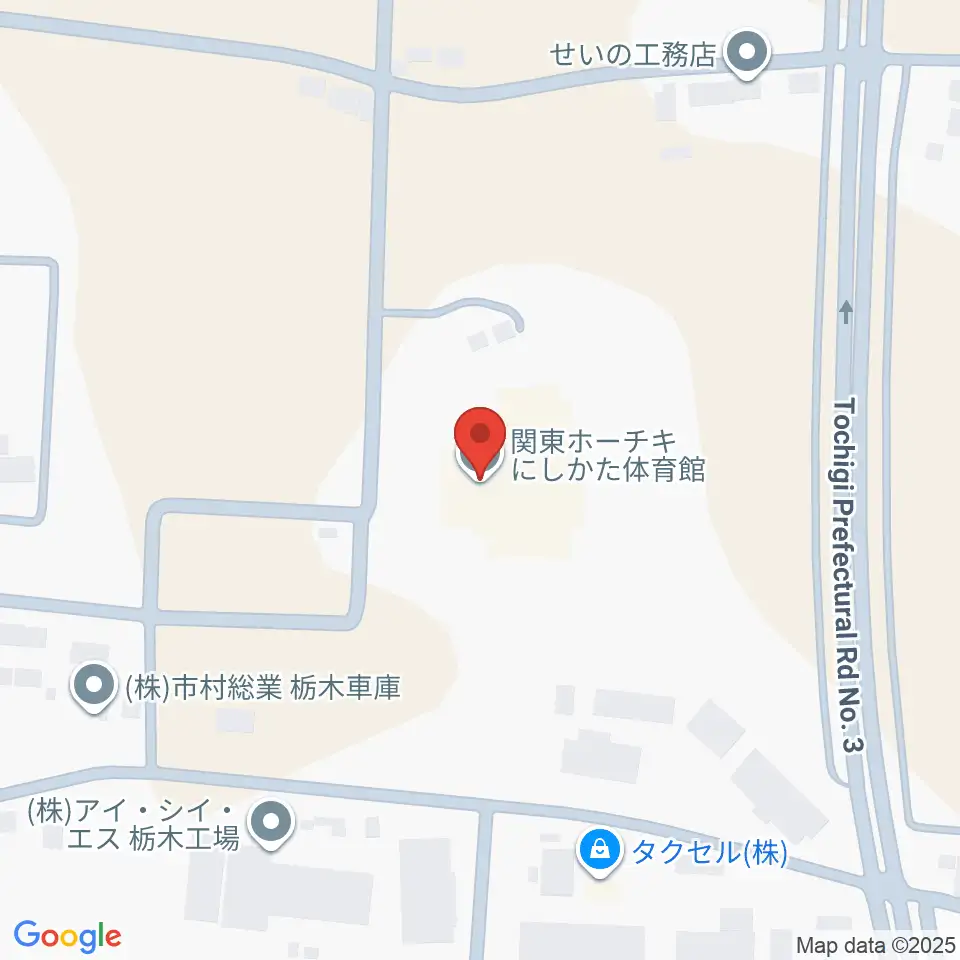 関東ホーチキにしかた体育館周辺のホテル一覧地図