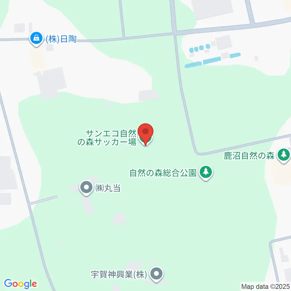 サンエコ自然の森サッカー場周辺のホテル一覧地図