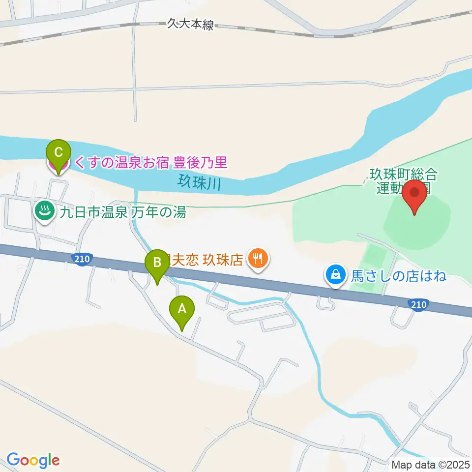 花林かいぞくスタジアム周辺のホテル一覧地図