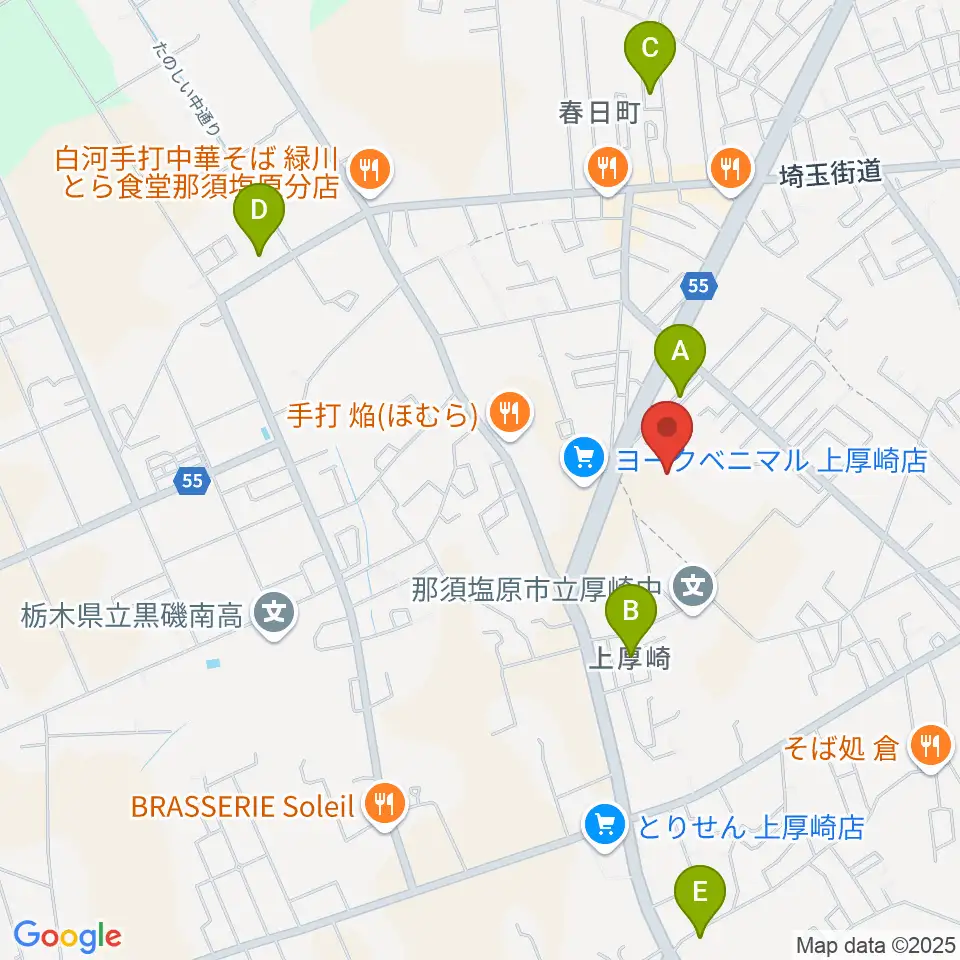 石川スポーツグラウンドくろいそ野球場周辺のホテル一覧地図