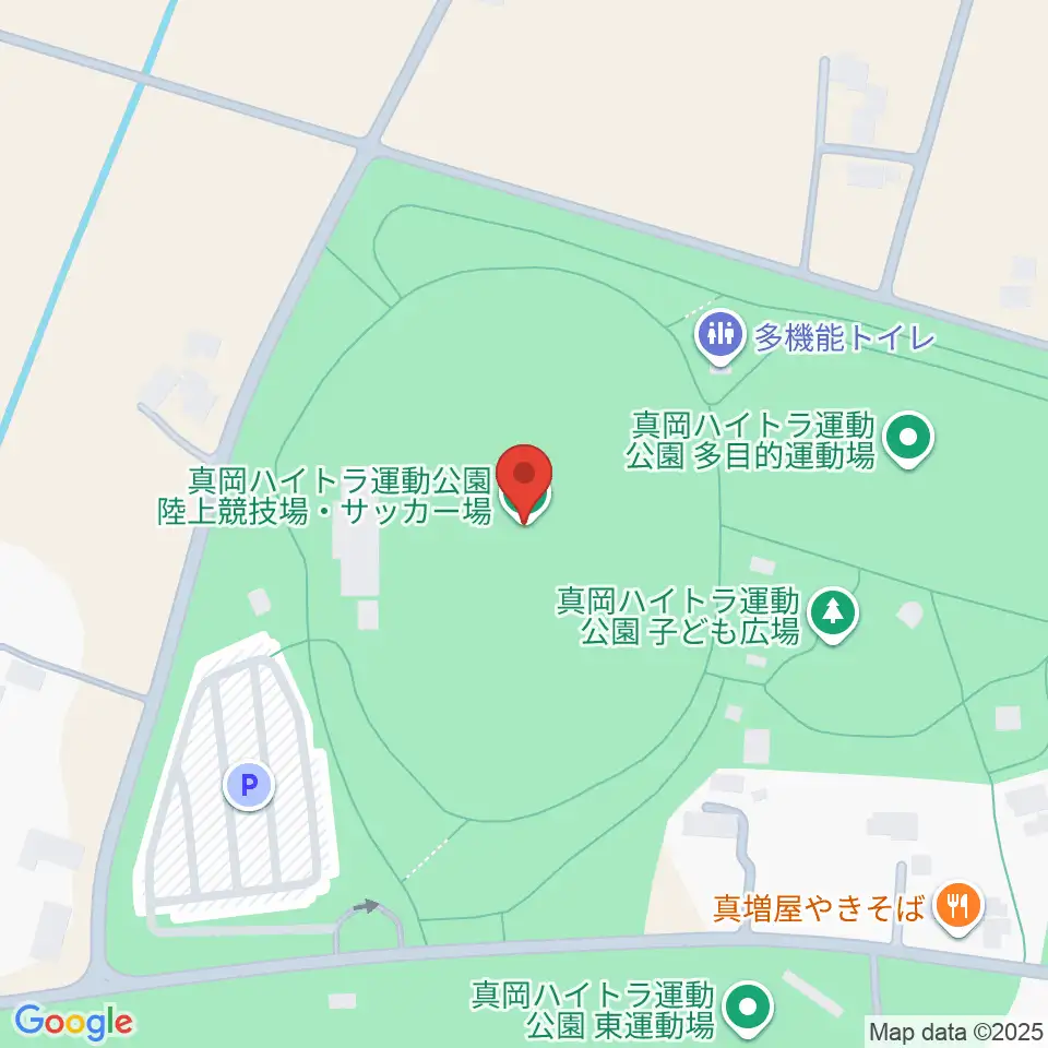 真岡ハイトラ運動公園陸上競技場周辺のホテル一覧地図