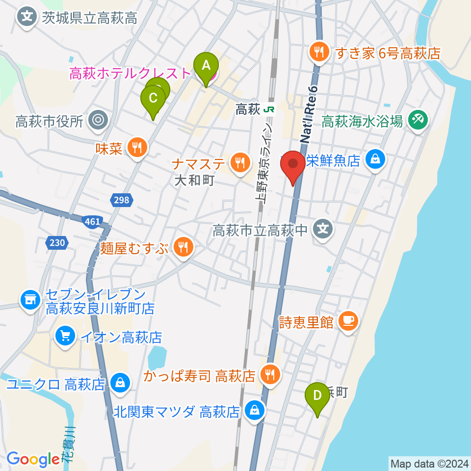 Voodoo Studio周辺のホテル一覧地図