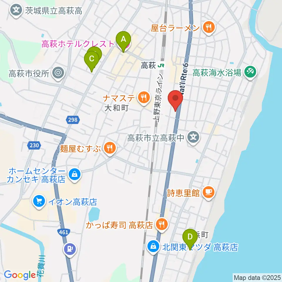 Voodoo Studio周辺のホテル一覧地図