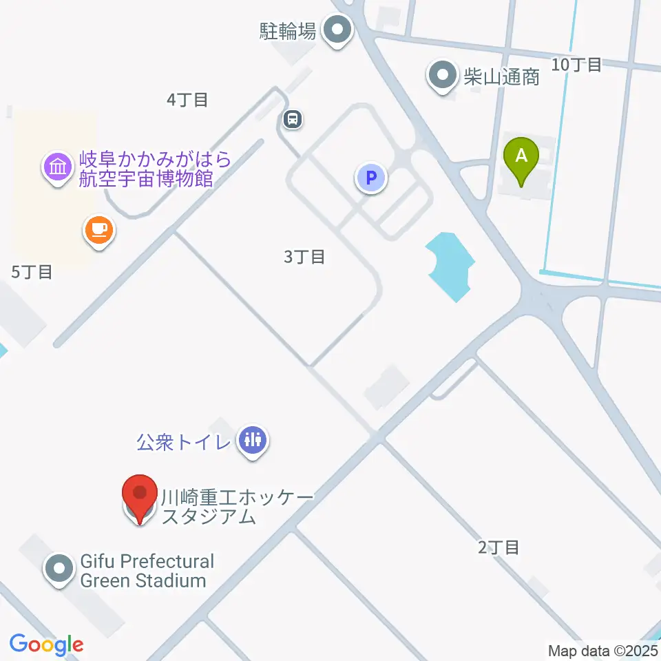 川崎重工ホッケースタジアム周辺のホテル一覧地図