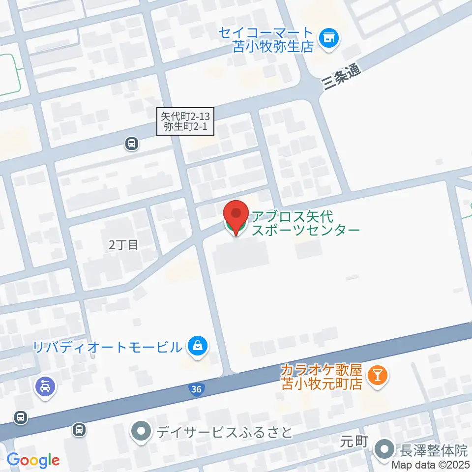 アブロス矢代スポーツセンター周辺のホテル一覧地図