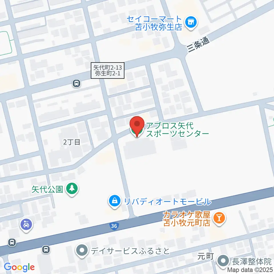 アブロス矢代スポーツセンター周辺のホテル一覧地図
