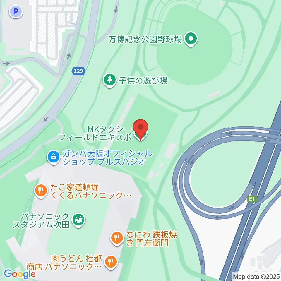 MKタクシーフィールドエキスポ周辺のホテル一覧地図