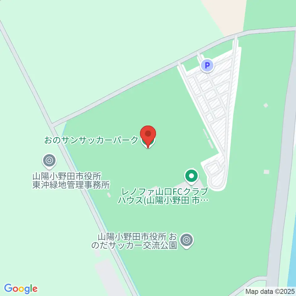 おのサンサッカーパーク周辺のホテル一覧地図