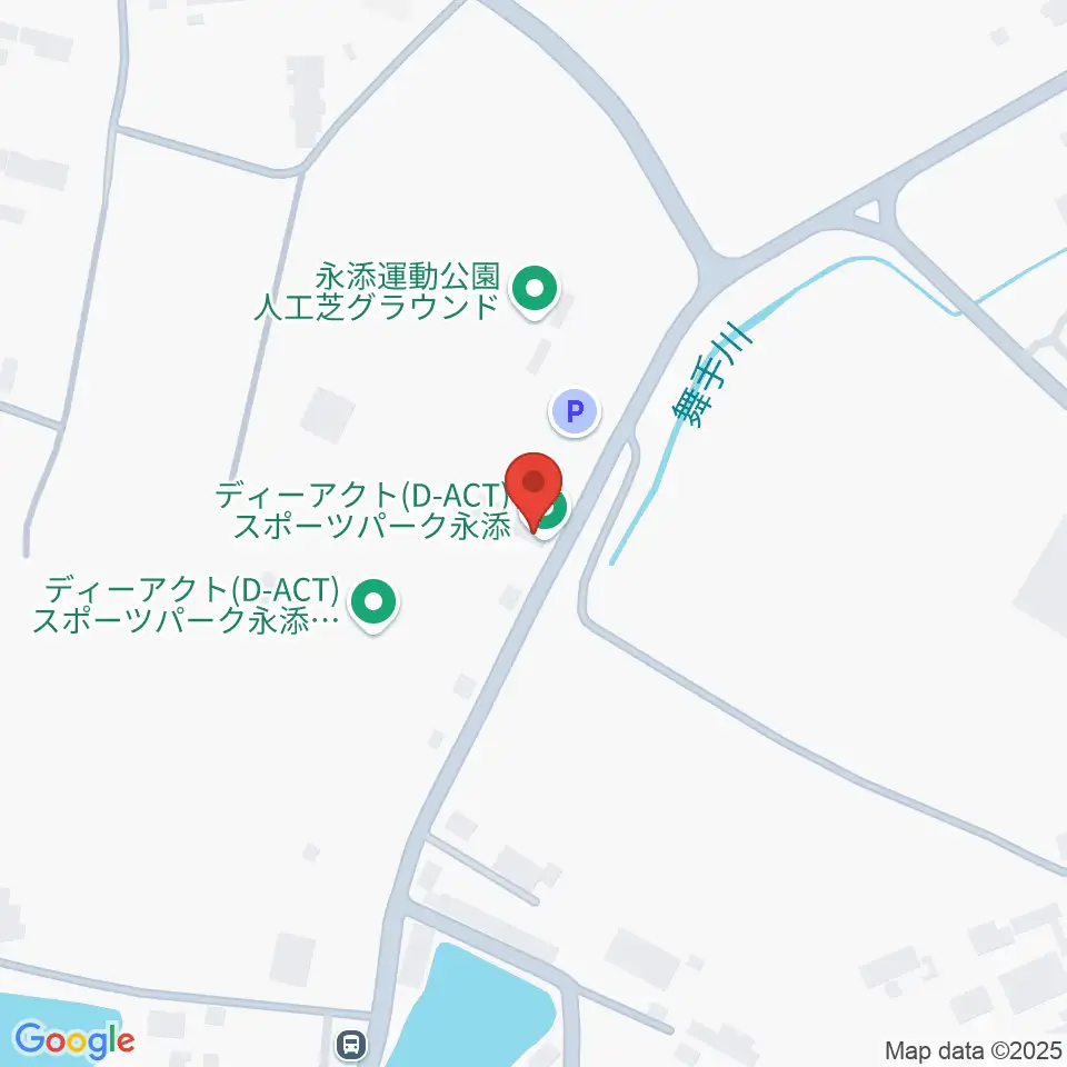 ディーアクトスポーツパーク永添周辺のホテル一覧地図