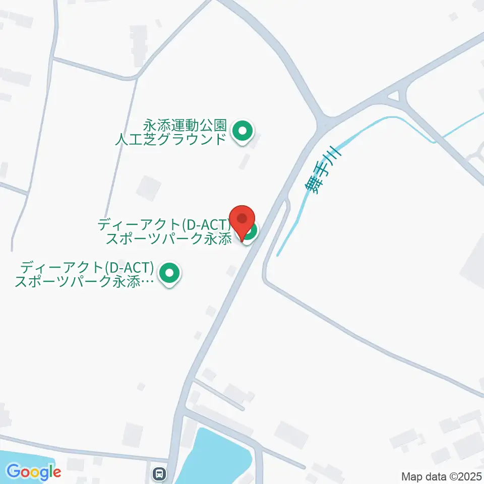 ディーアクトスポーツパーク永添周辺のホテル一覧地図