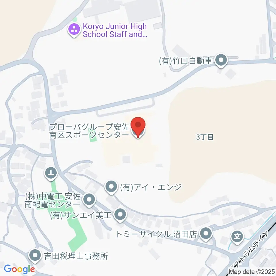 プローバグループ安佐南区スポーツセンター周辺のホテル一覧地図