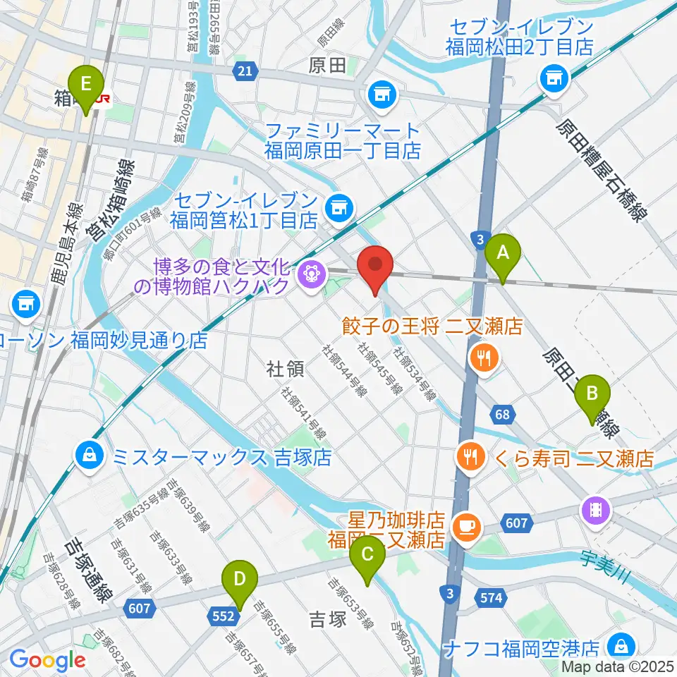 アイミュージックスタジオ周辺のホテル一覧地図