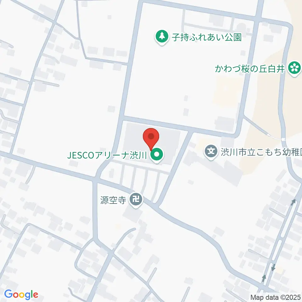 JESCOアリーナ渋川周辺のホテル一覧地図