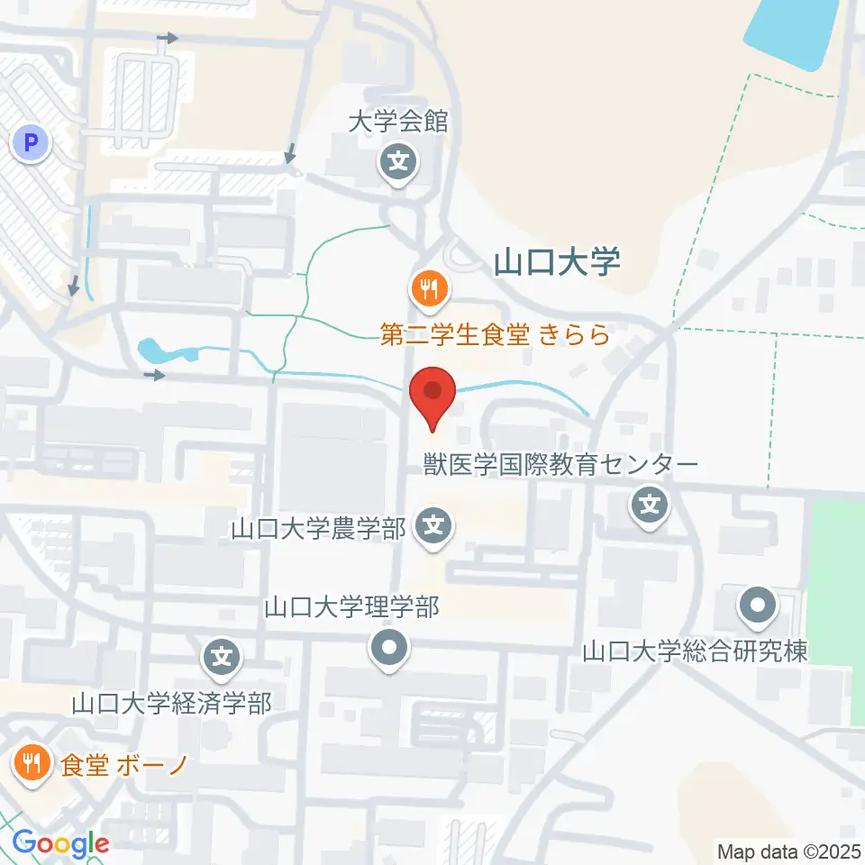 山口大学埋蔵文化財資料館周辺のホテル一覧地図