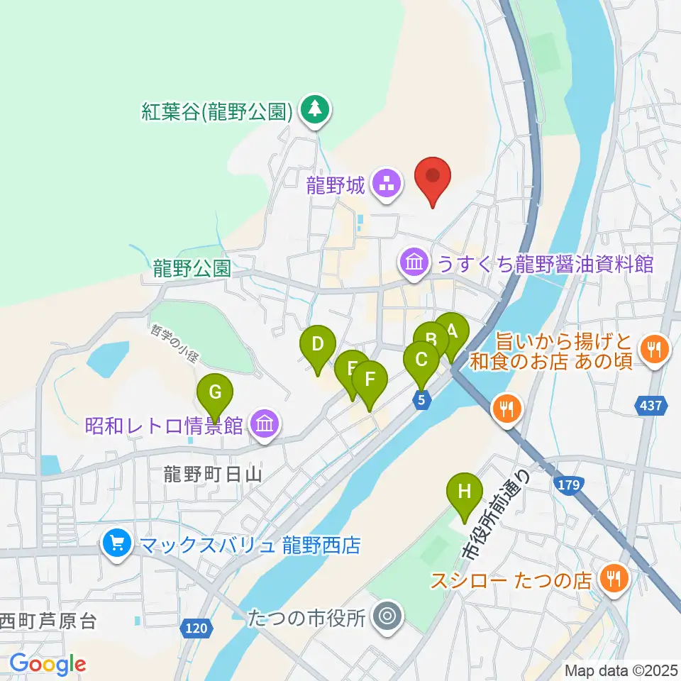 たつの市立龍野歴史文化資料館周辺のホテル一覧地図