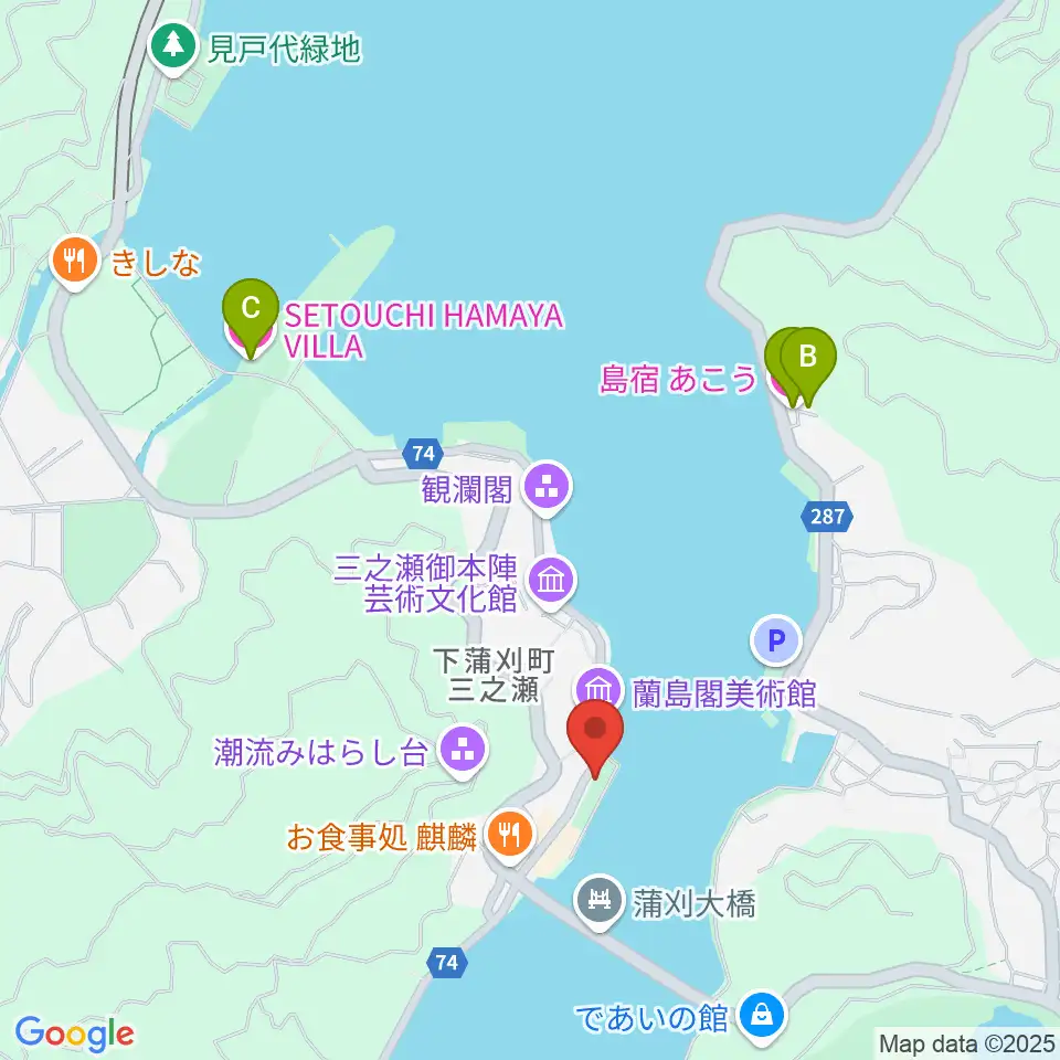 松濤園周辺のホテル一覧地図