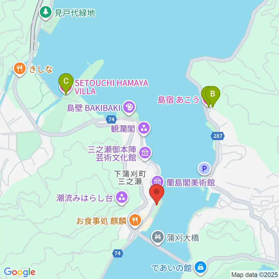 松濤園周辺のホテル一覧地図