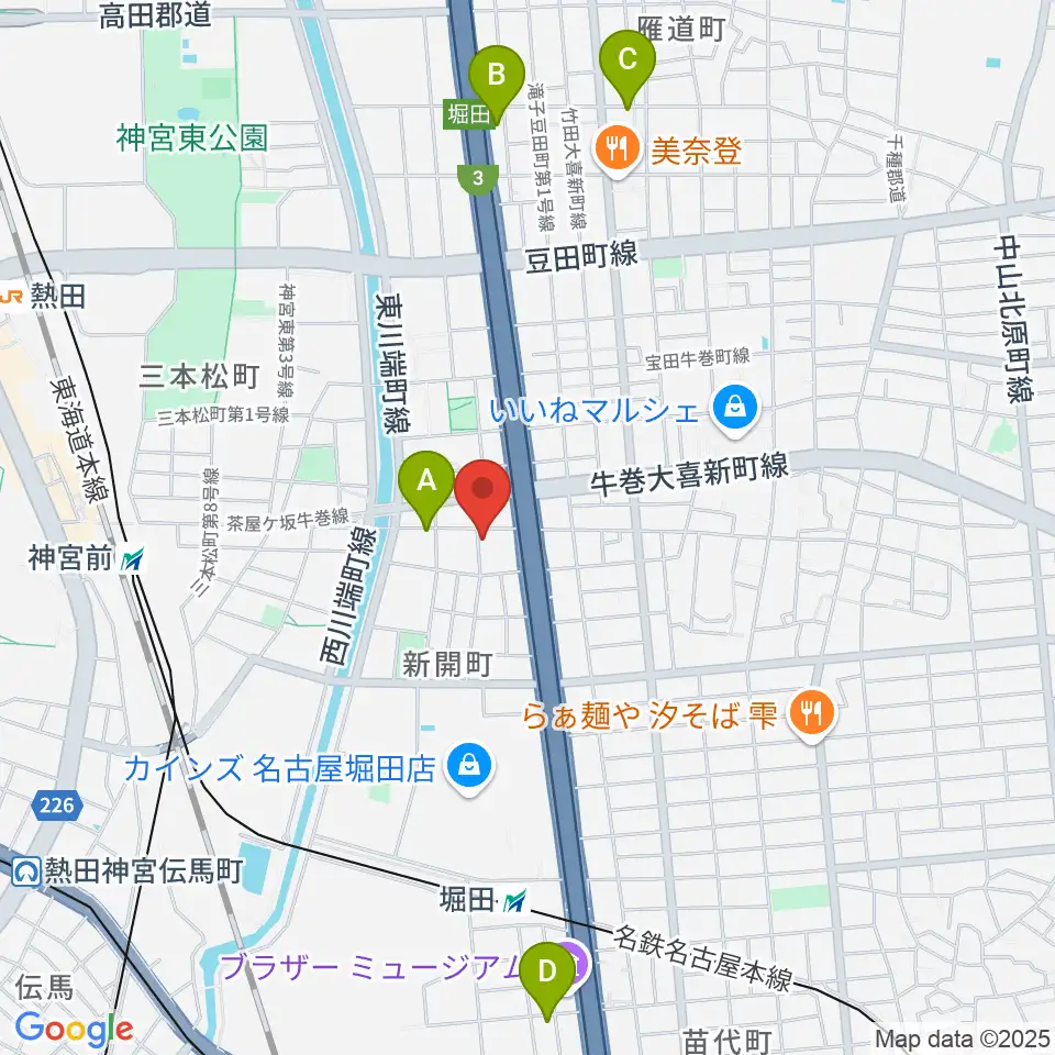 株式会社フルハウス周辺のホテル一覧地図