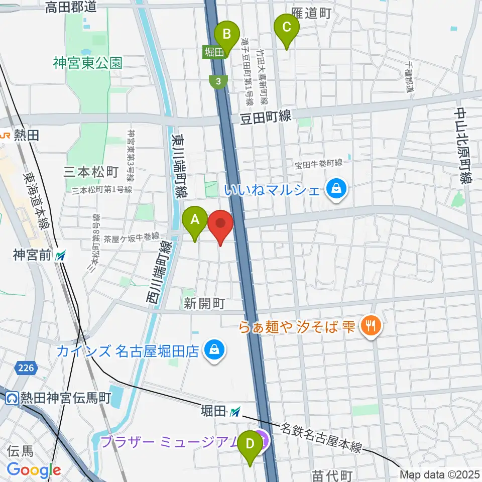 株式会社フルハウス周辺のホテル一覧地図