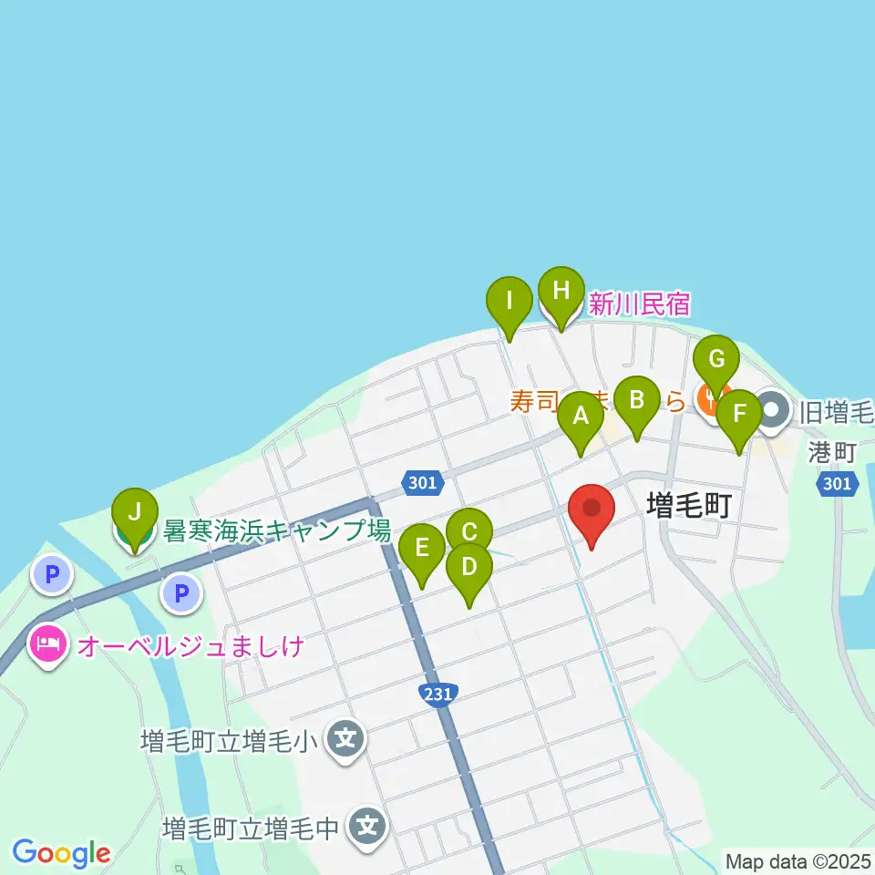 増毛町総合交流促進施設 元陣屋周辺のホテル一覧地図