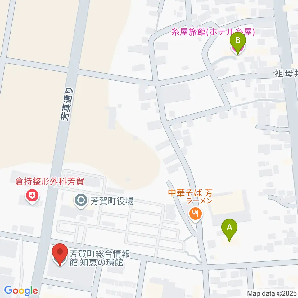 芳賀町総合情報館 知恵の環館周辺のホテル一覧地図