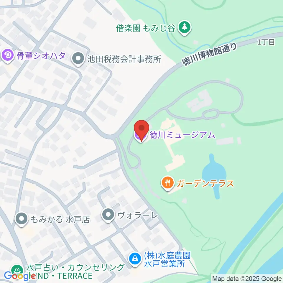 徳川ミュージアム周辺のホテル一覧地図