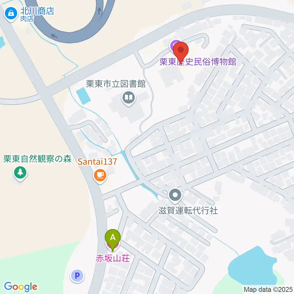 栗東歴史民俗博物館周辺のホテル一覧地図