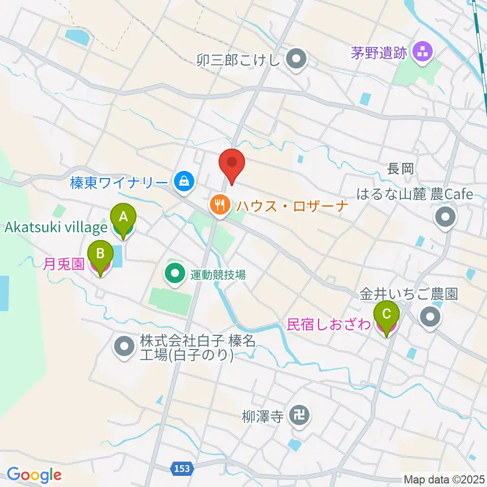 榛東村耳飾り館周辺のホテル一覧地図