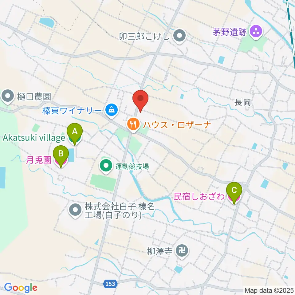 榛東村耳飾り館周辺のホテル一覧地図